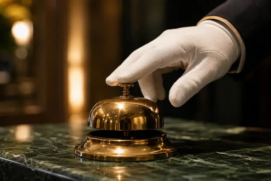 Desk Bells for hotel bell, concierge, and luggage handling operations