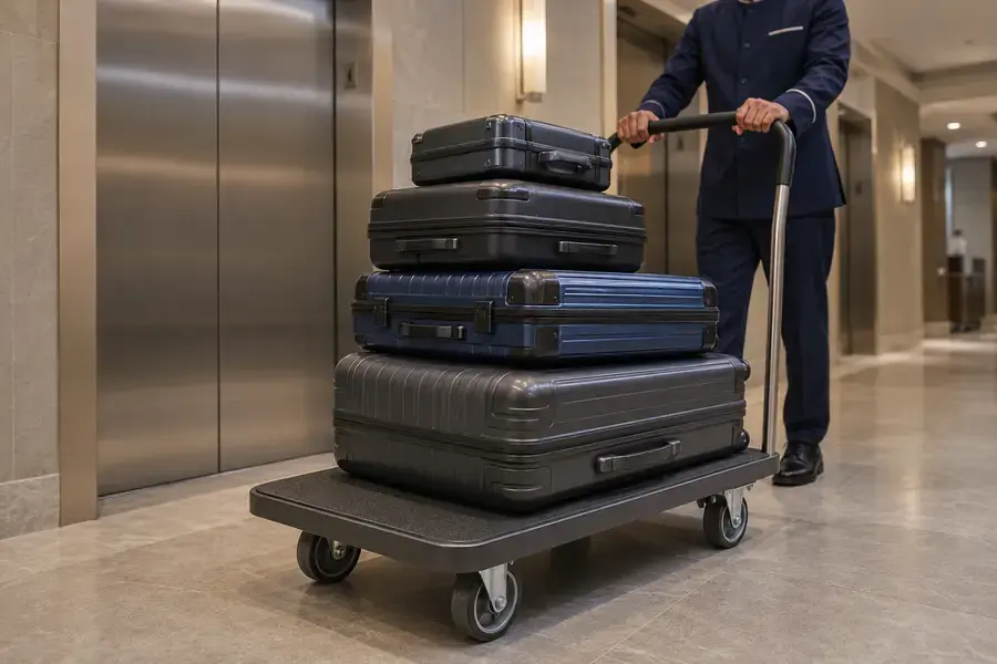 Platform Carts for hotel bell, concierge, and luggage handling operations