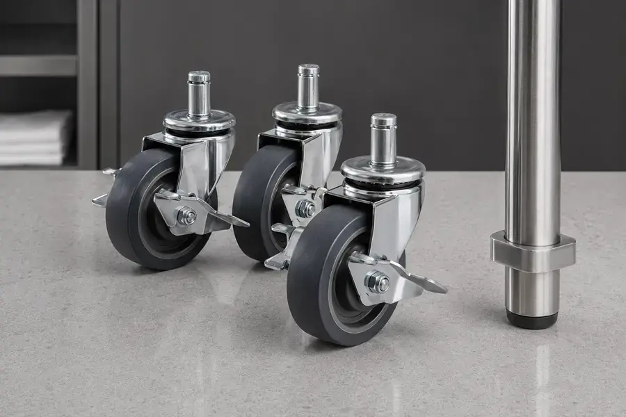 Replacement Wheels & Casters for hotel bell, concierge, and luggage handling operations