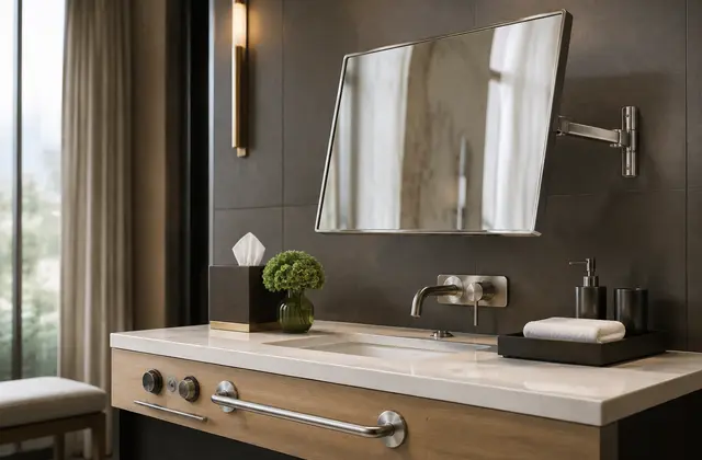 Adjustable Mirrors for hotels and hospitality properties