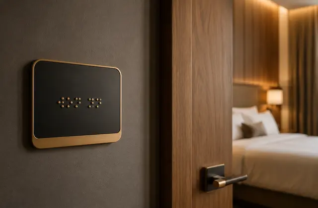 Braille Signs for hotels and hospitality properties