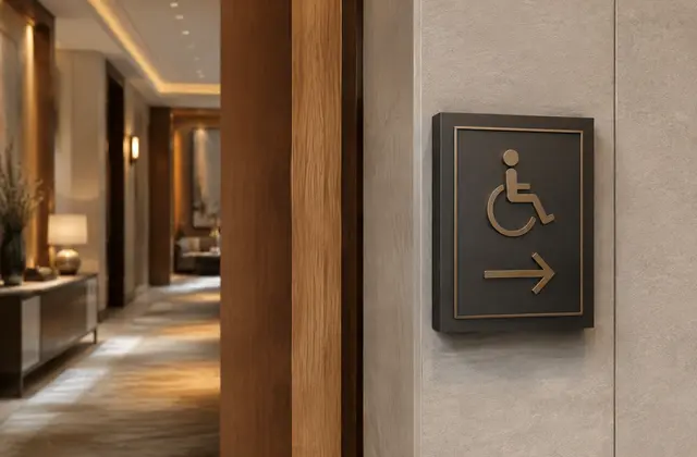 Tactile Signs for hotels and hospitality properties