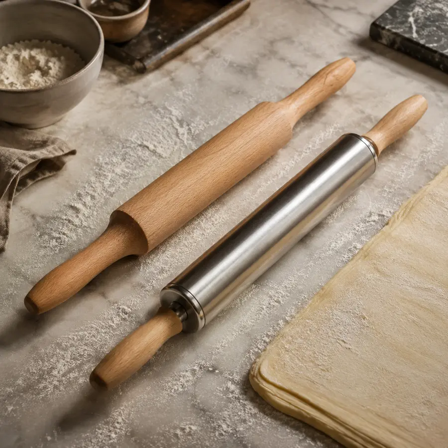 Rolling Pins for professional bakery and pastry production