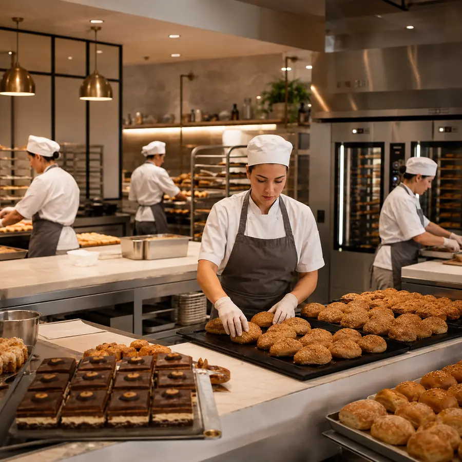 Hygienic healthcare foodservice kitchen