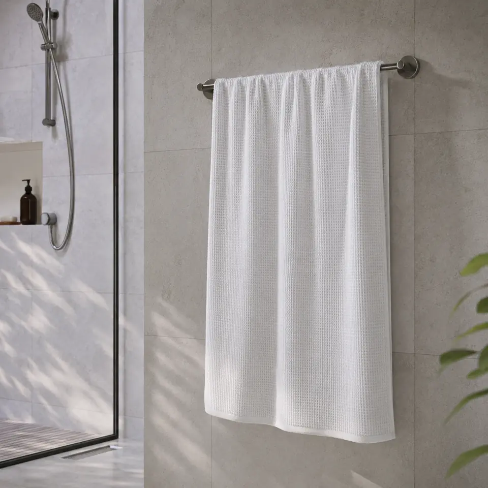 Lightweight quick-dry hotel towel construction