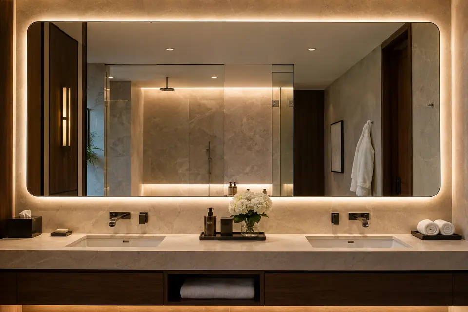 Bathroom Mirrors for hotels and hospitality properties