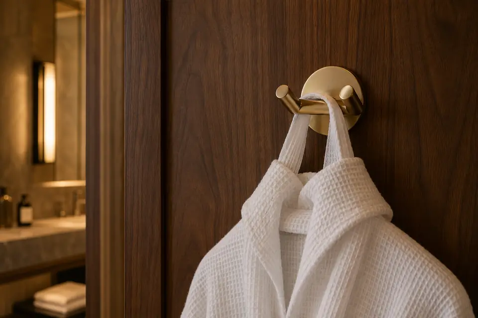 Robe Hooks for hotels and hospitality properties