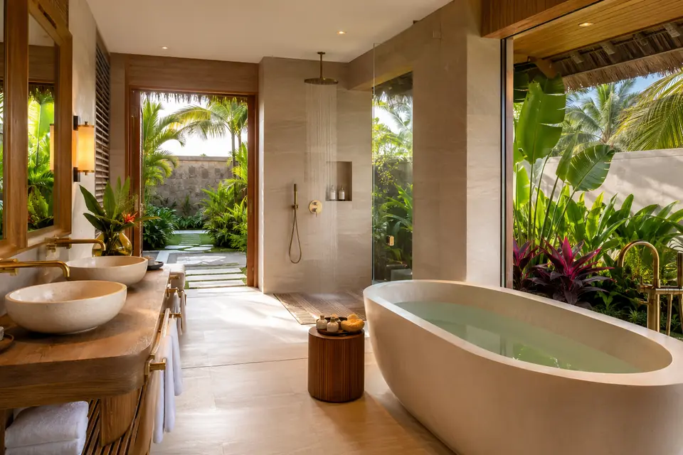 Luxury Resorts bathroom fixtures and accessories