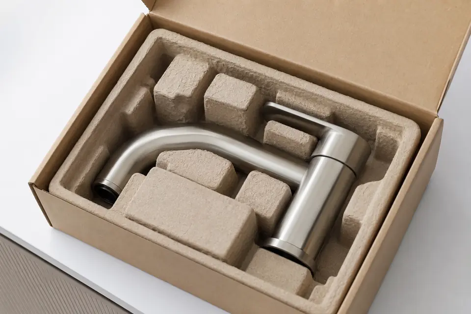 Protective project packaging for hotel bathroom fixtures