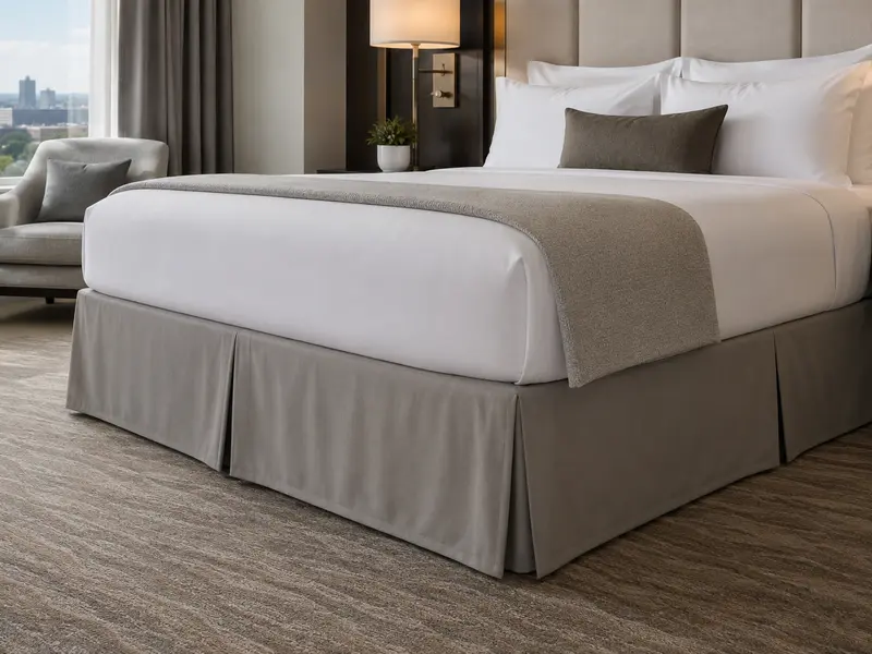 Bed Skirts for hotels and commercial accommodation