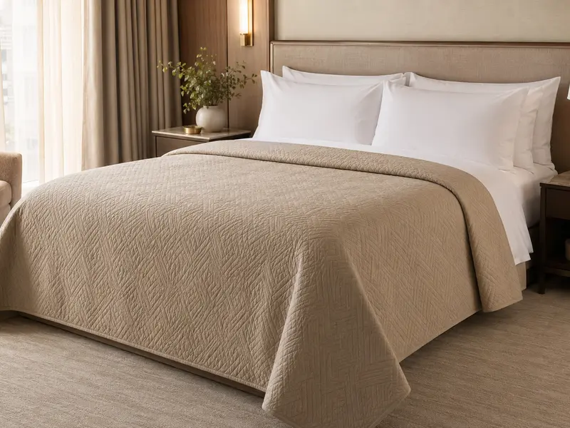 Bedspreads for hotels and commercial accommodation