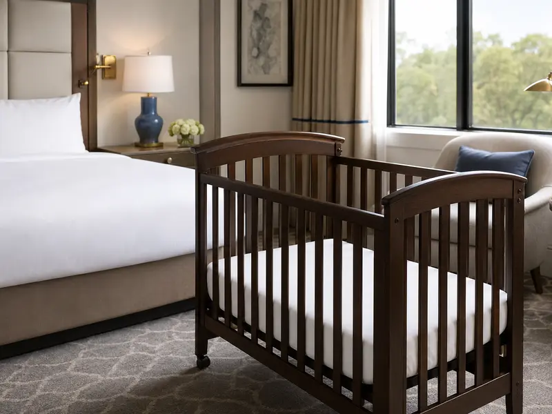Crib Bedding for hotels and commercial accommodation