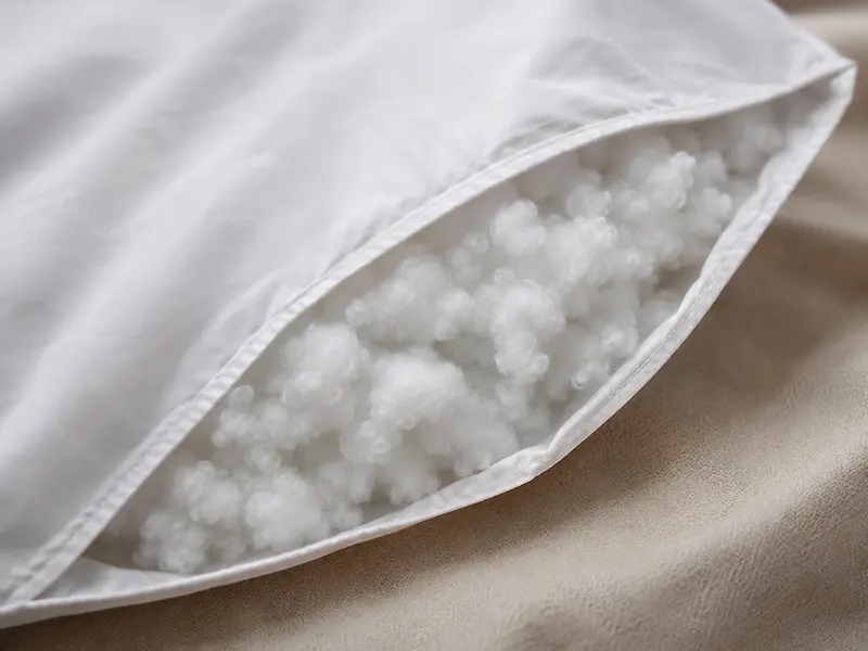 Lofty down-alternative hotel bedding fill