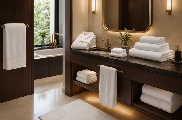 Embroidered Towels & Robes for hotels and hospitality properties