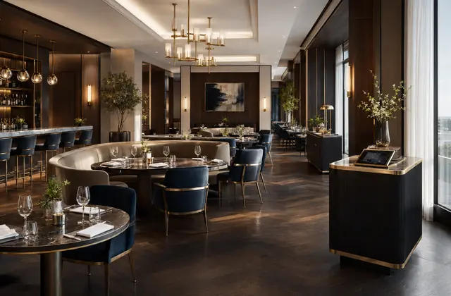 Menus for hotels and hospitality properties