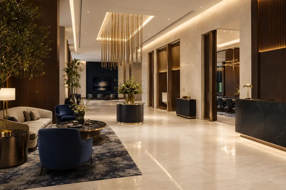 Hotel lobby, meeting, and public-space equipment