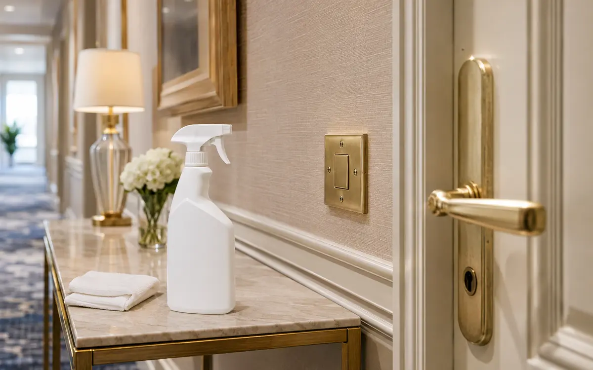 Disinfectants for hotels and hospitality properties