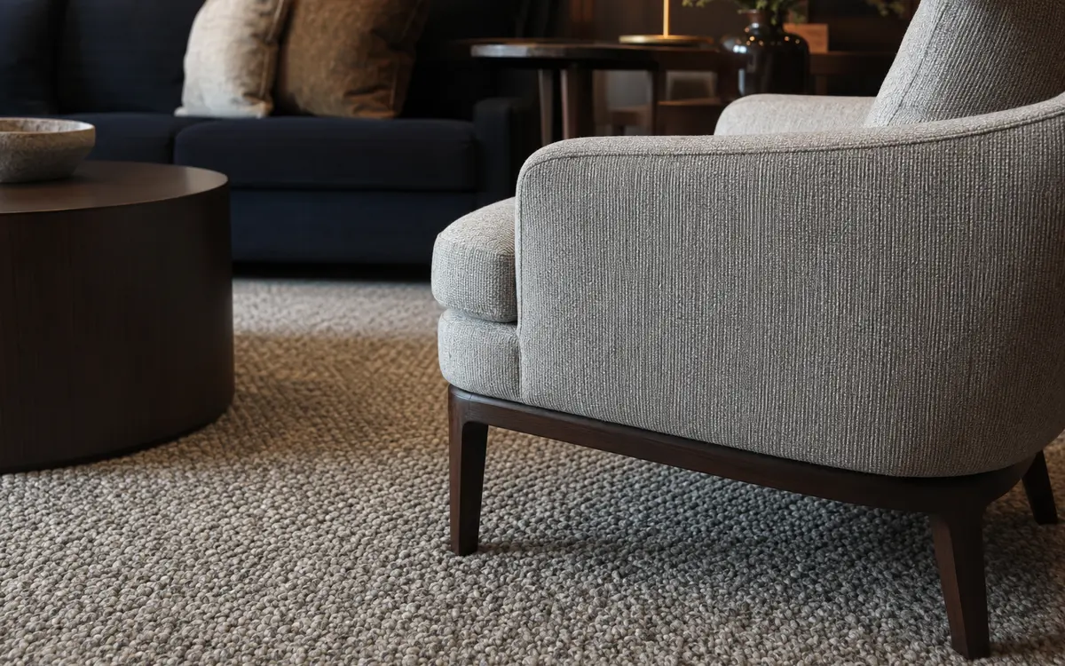 Hotel carpet and upholstery materials for spot and extraction cleaner selection