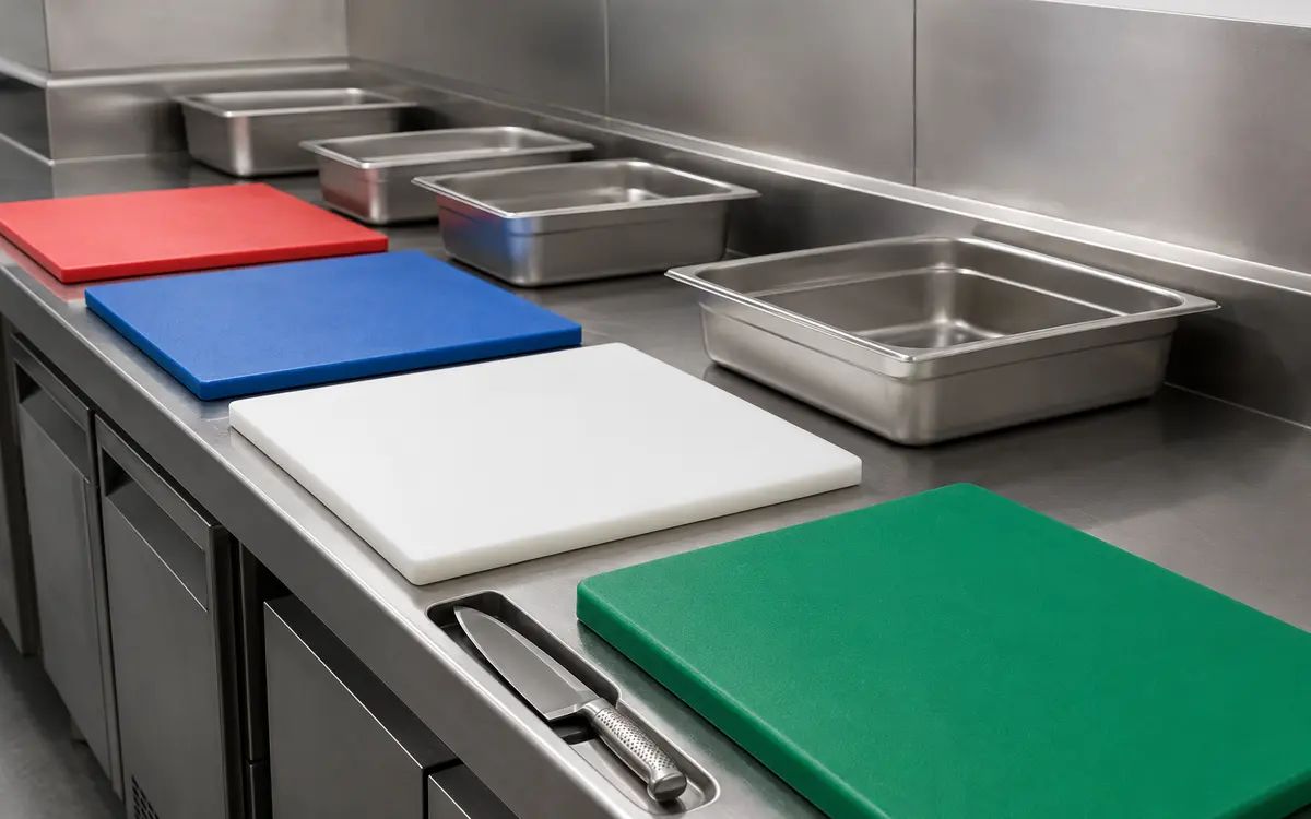 Commercial kitchen food-contact surfaces for cleaning and sanitizing review