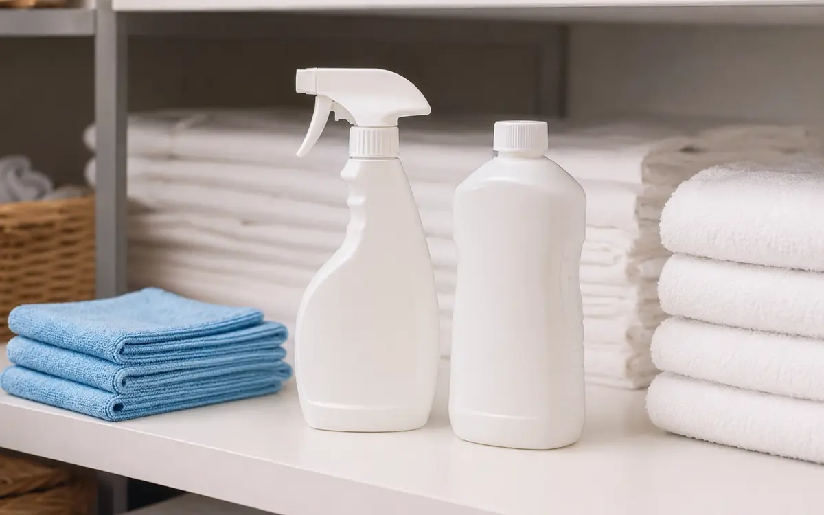 Ready-to-use unbranded cleaning products for hospitality operations
