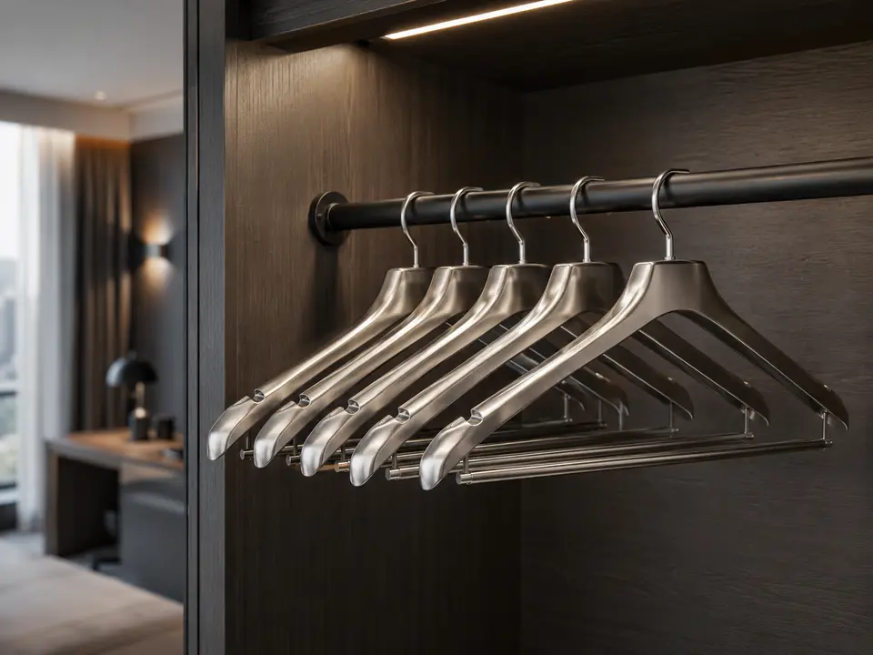 Metal Hangers for hotels and hospitality properties