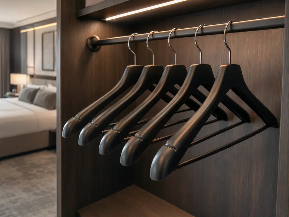 Plastic Hangers for hotels and hospitality properties