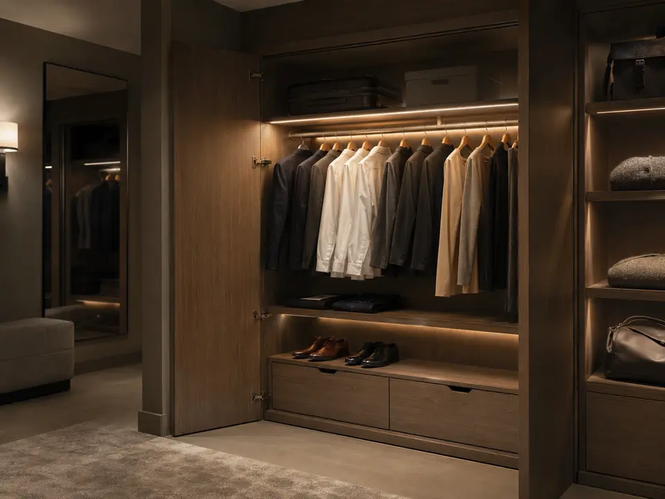 Wardrobe Lighting for hotels and hospitality properties