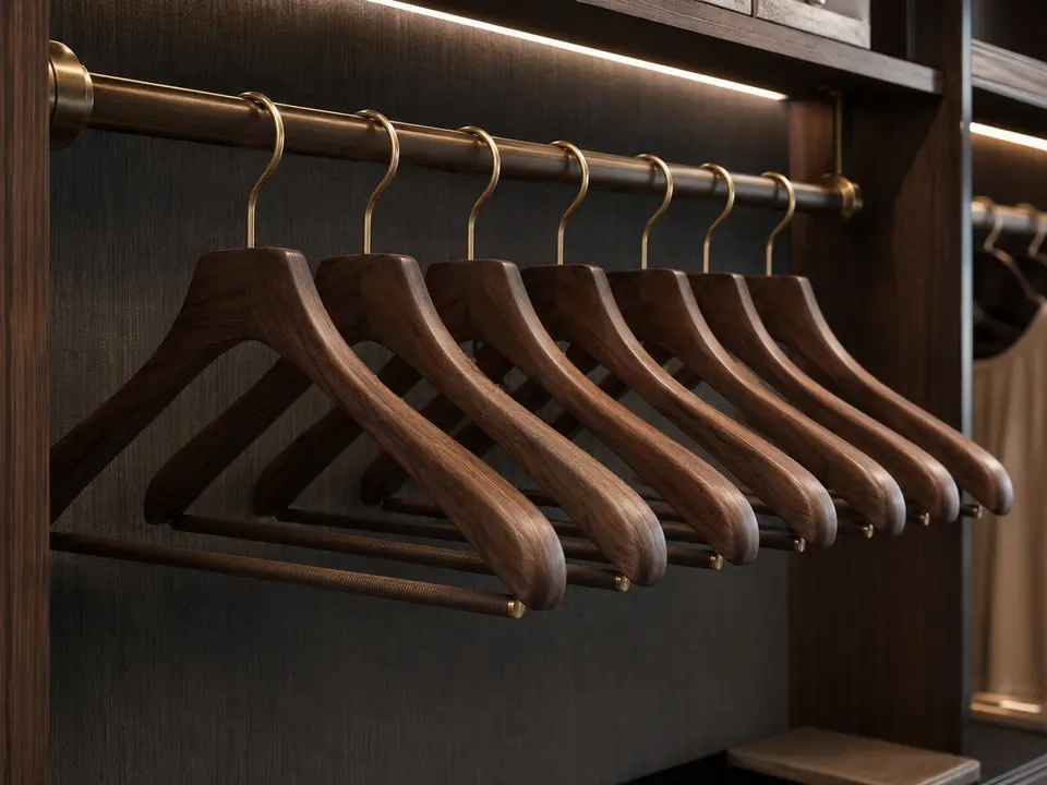 Wooden Hangers for hotels and hospitality properties