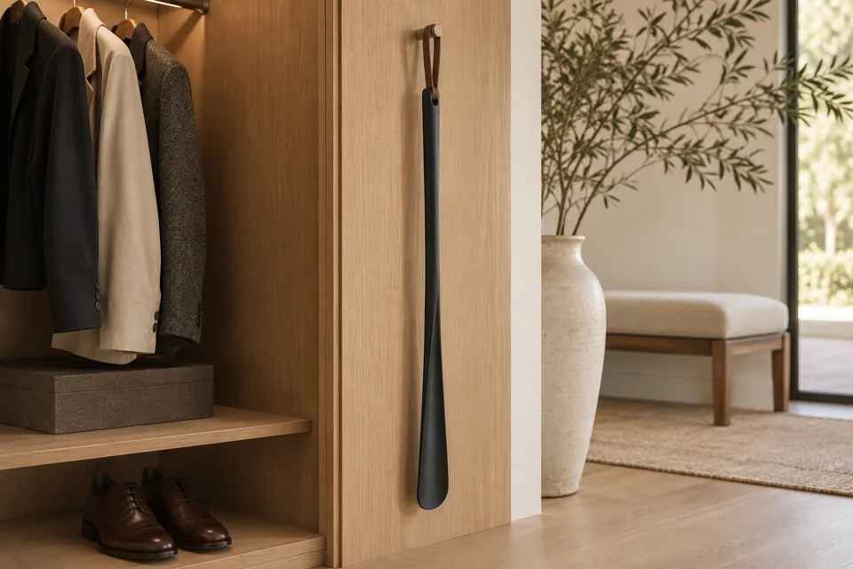 Long handle shoehorns