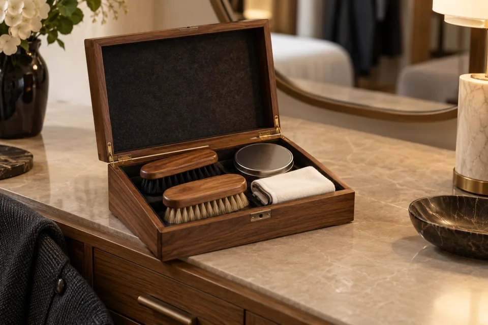 Guest shoe care kits