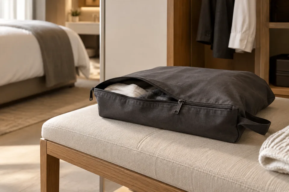 Zippered laundry bags
