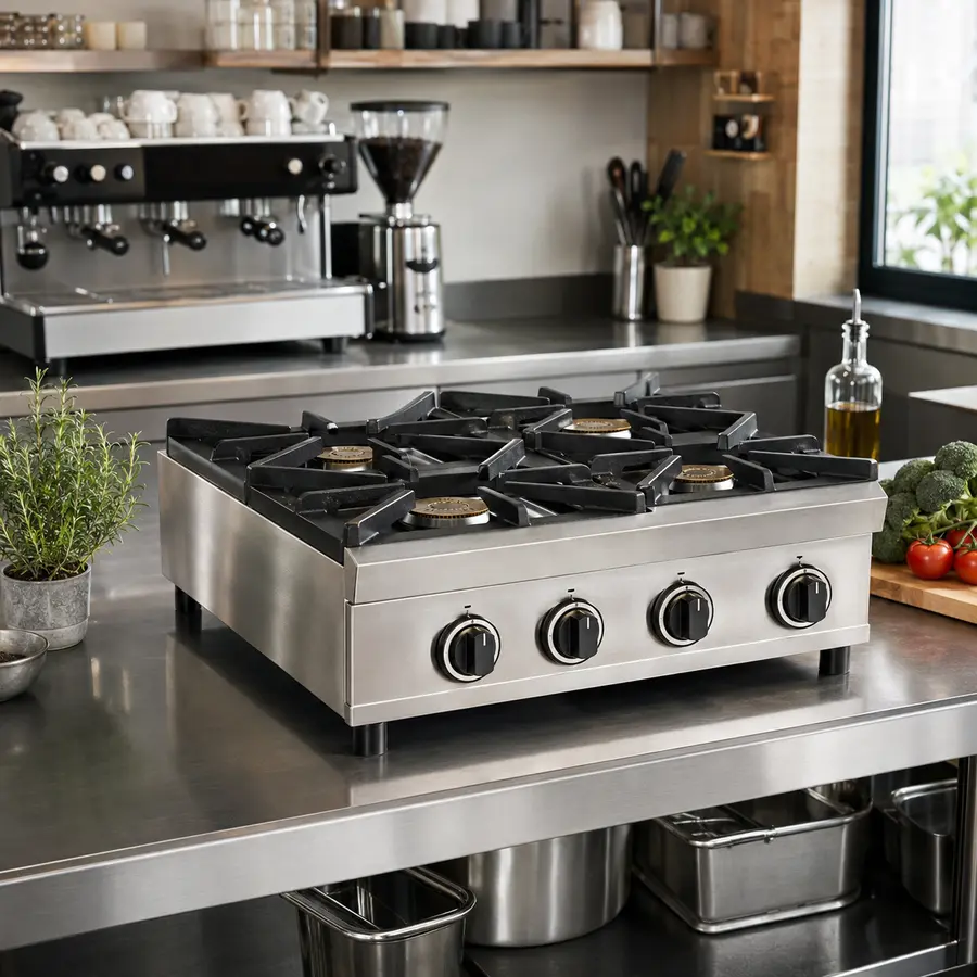 Commercial Cooktops for commercial hospitality kitchens