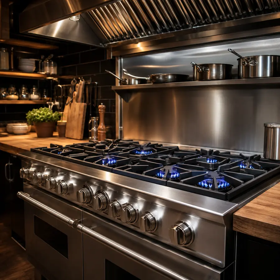 Gas Ranges for commercial hospitality kitchens