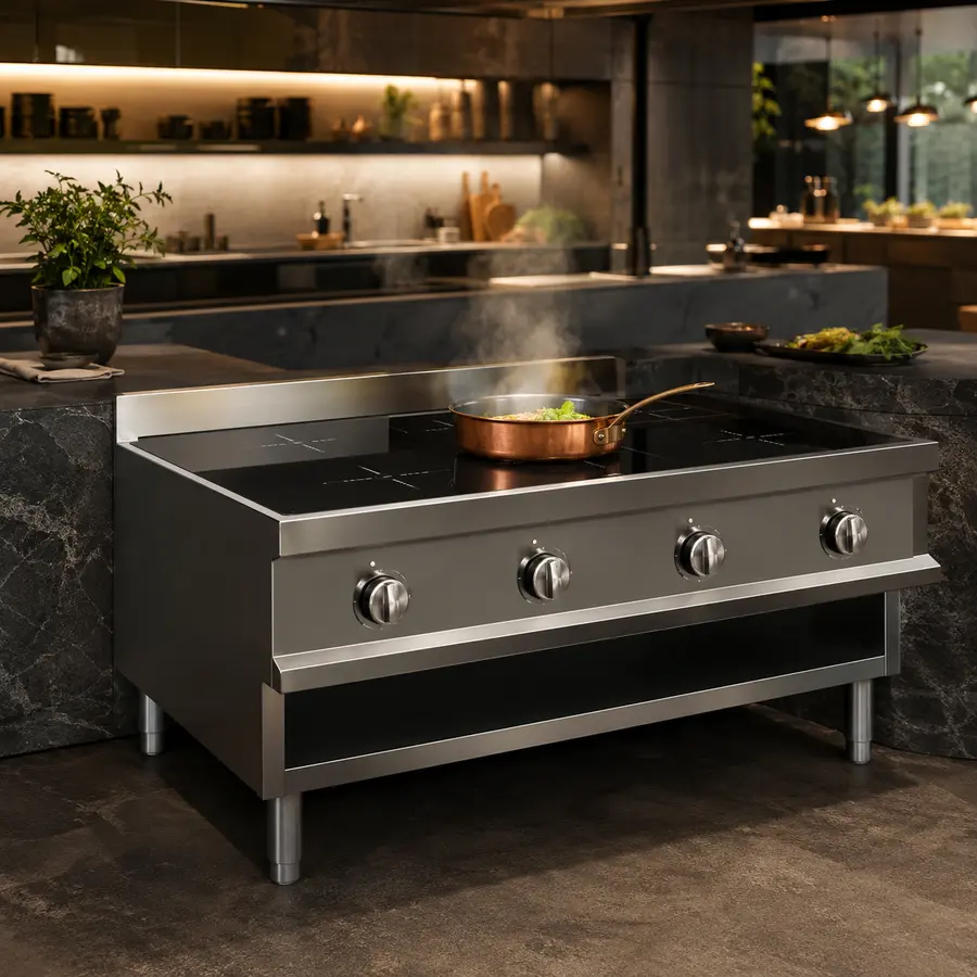 Induction Ranges for commercial hospitality kitchens