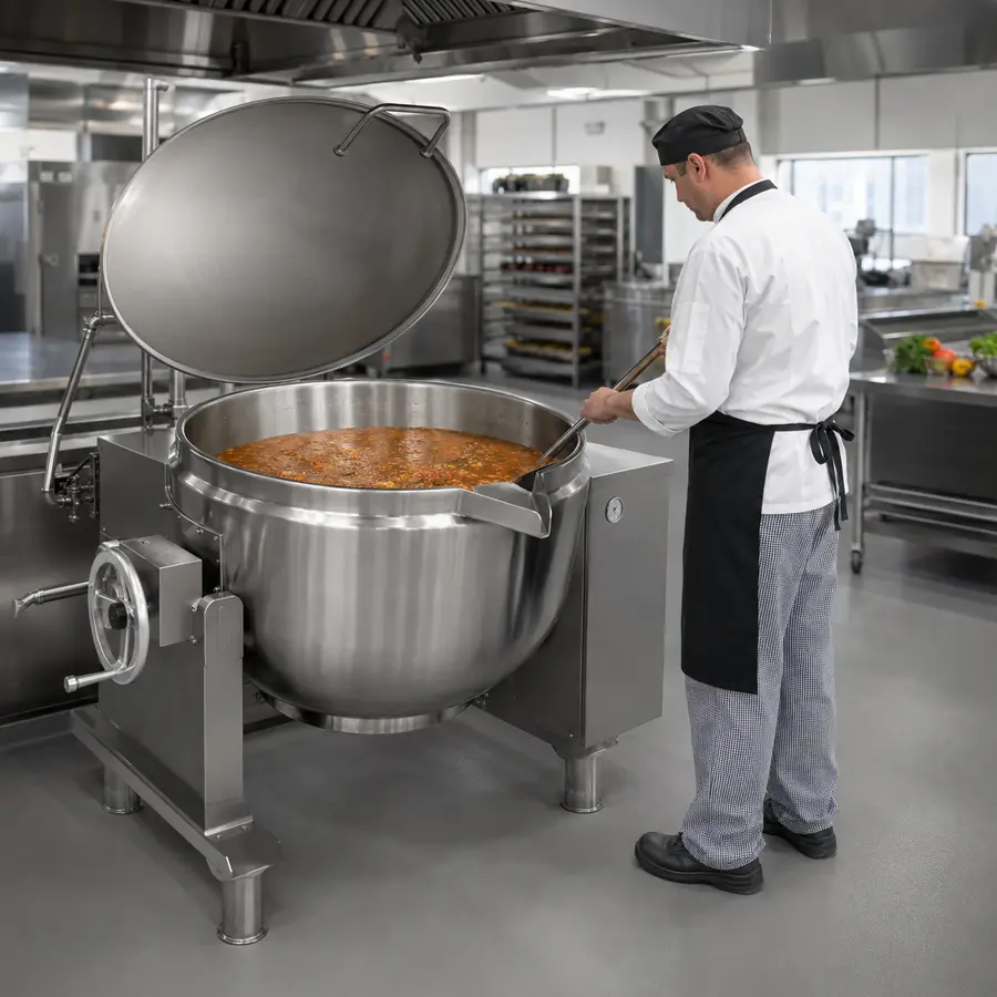 Tilting Kettles for commercial hospitality kitchens