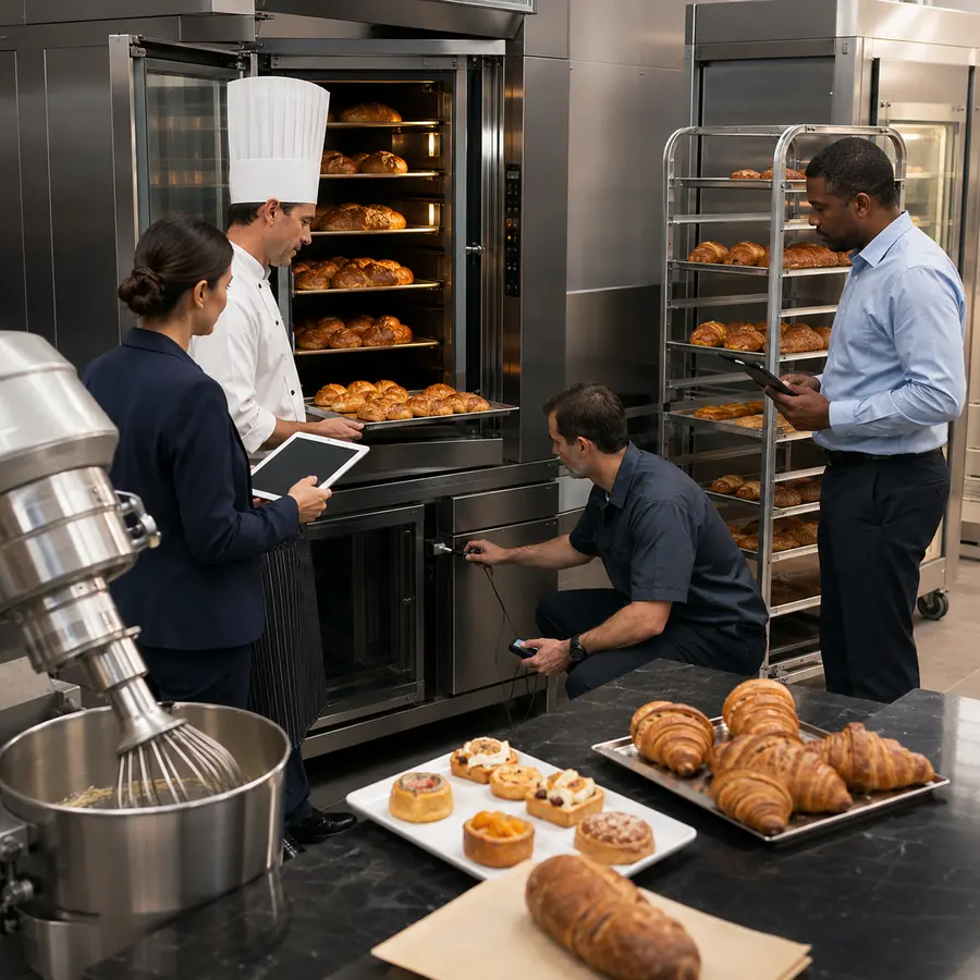 Commercial cooking equipment operator training for kitchen staff