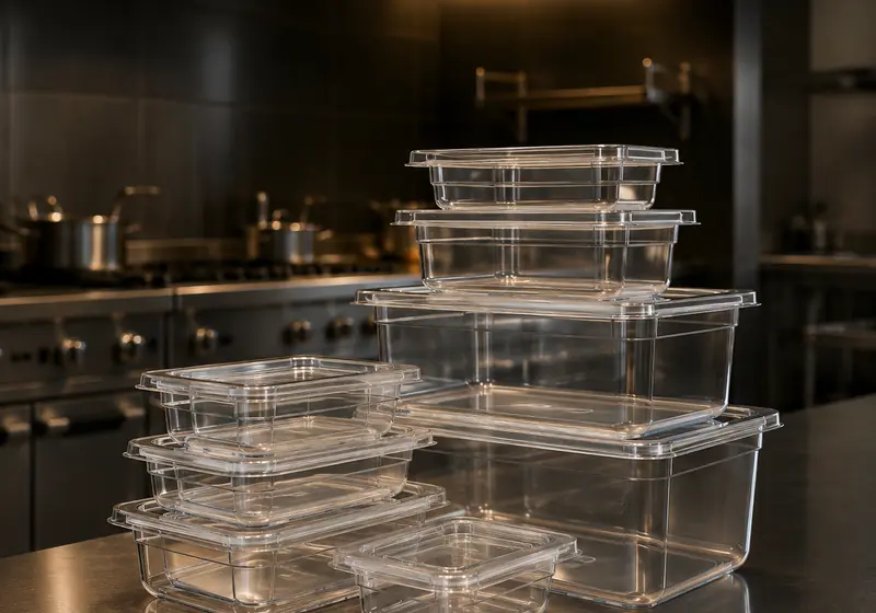 Prep Containers for professional hotel and commercial kitchens