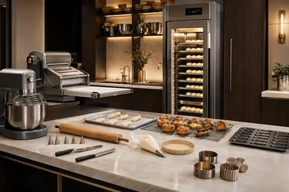 Organized commercial cutting and processing workstation