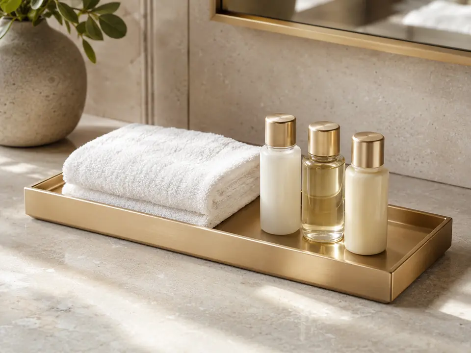 Amenity Trays for hotel guest rooms