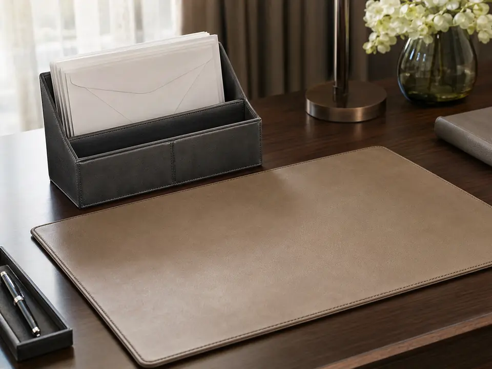 Desk Organizers & Blotters for hotel guest rooms