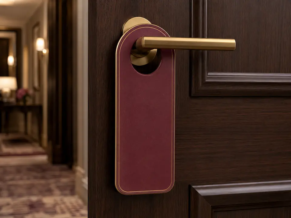Do Not Disturb Signs for hotel guest rooms