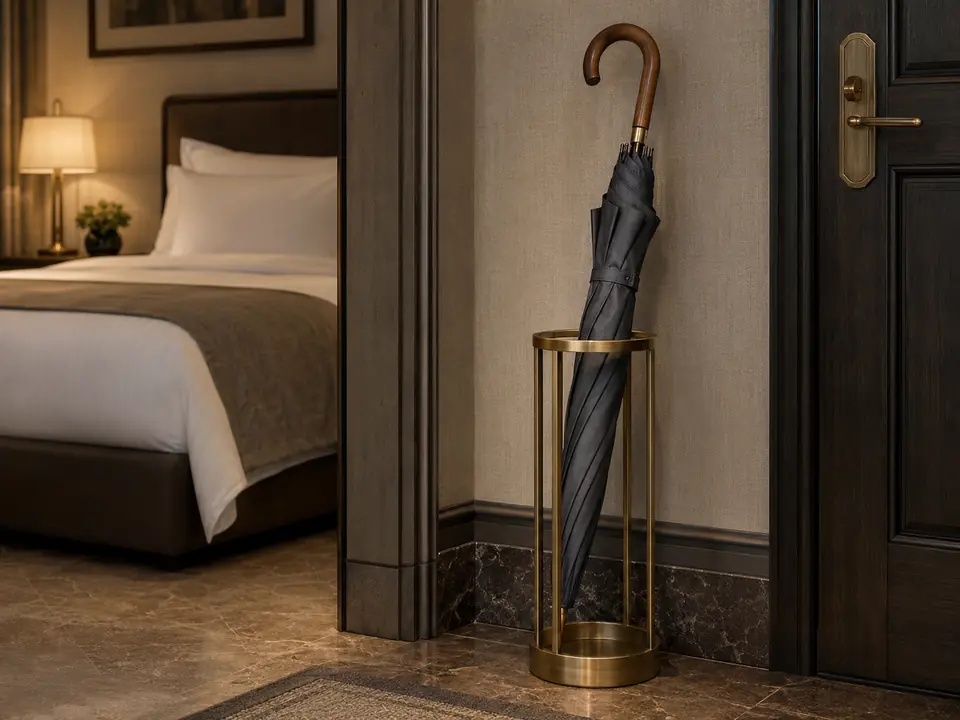 Guest Umbrellas for hotel guest rooms