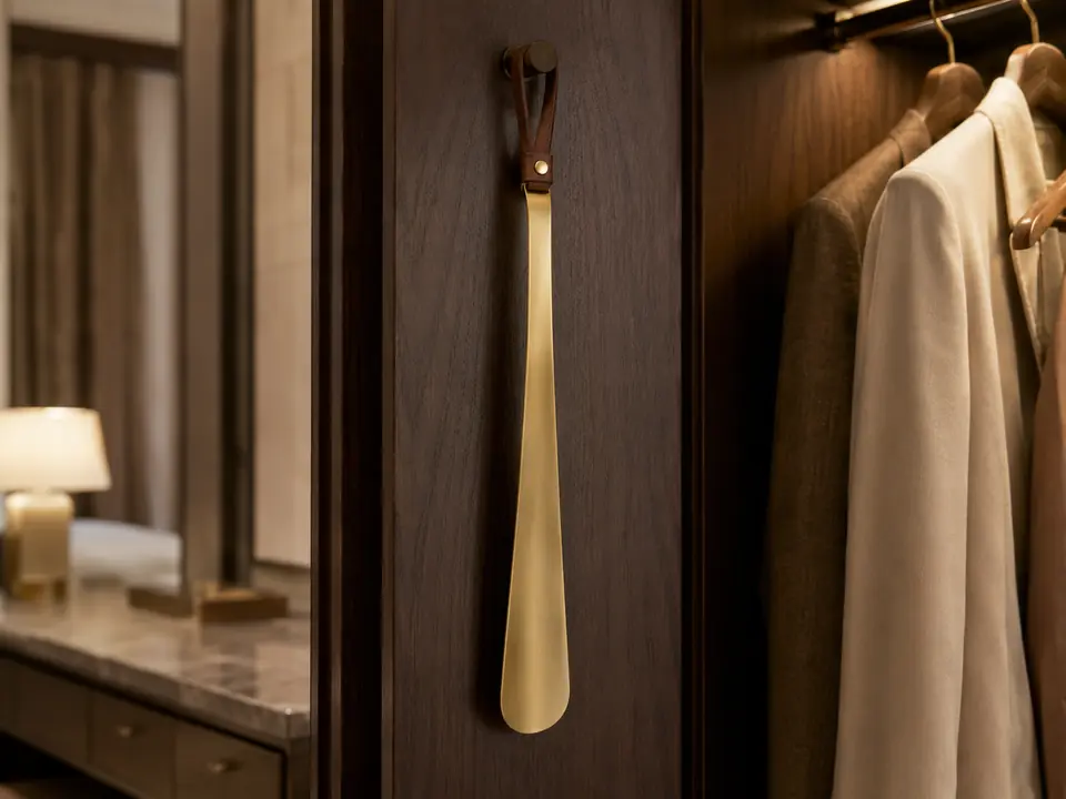 Shoehorns for hotel guest rooms