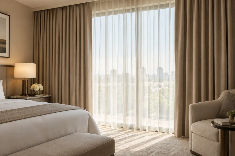 Curtains for hotels and hospitality properties