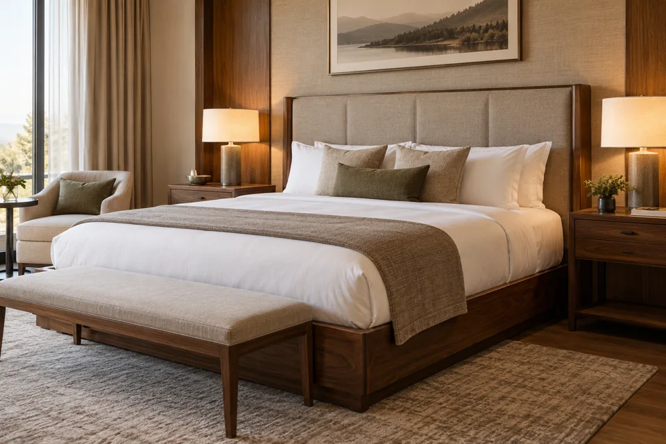 Guest-room furniture for hotels and hospitality properties