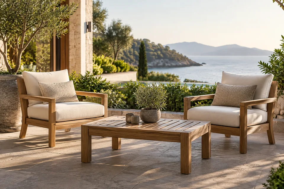 Outdoor furniture for hotels and hospitality properties