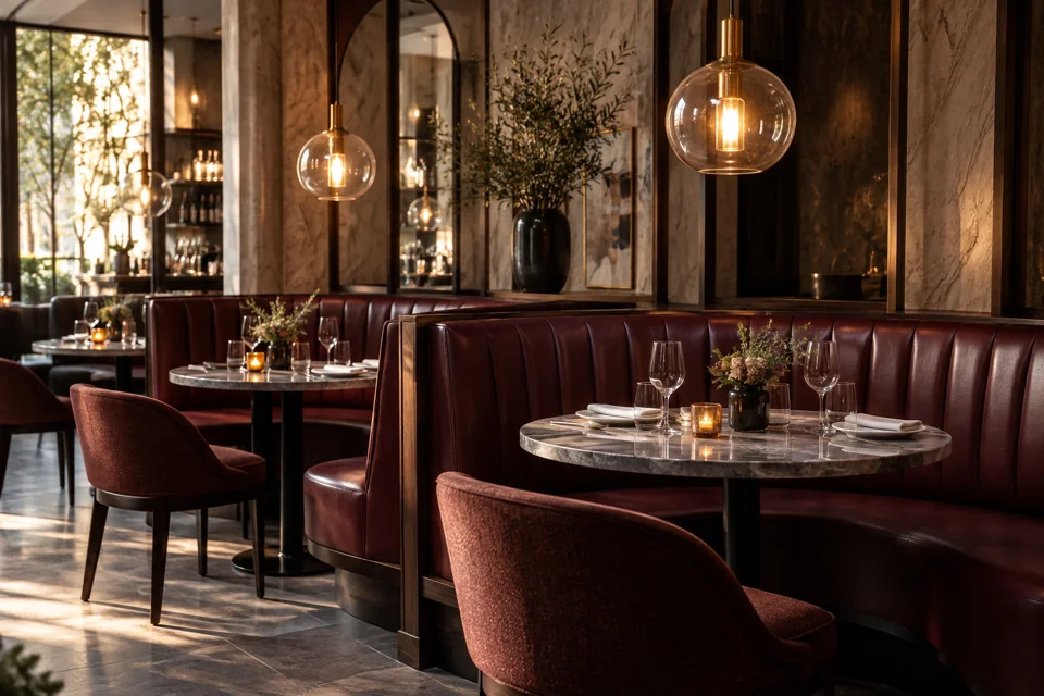 Dining and bar interiors