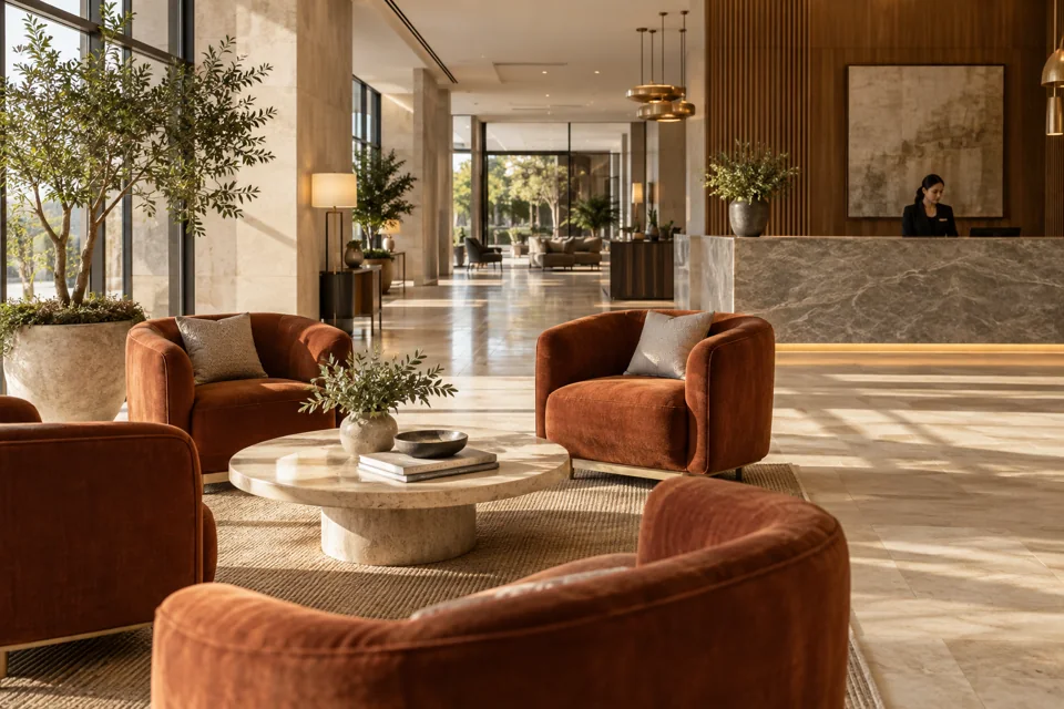 Lobby and arrival spaces
