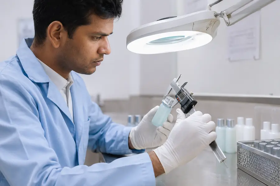 Hotel amenity packaging and formula quality inspection