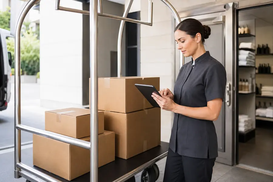 Amenity order delivery preparation